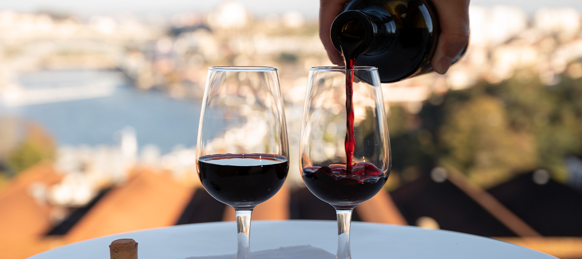 Glasses of marsala